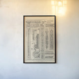 English Renaissance V by Wild Apple Portfolio. shown as a paper print in a black flame. Available as a archival giclee rolled canvas, fine art paper, or poster print. SKU 62819h.