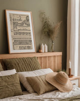 English Renaissance VI by Wild Apple Portfolio. shown as a paper print in a natural frame. Available as a archival giclee rolled canvas, fine art paper, or poster print. SKU 62820h.