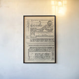 English Renaissance VI by Wild Apple Portfolio. shown as a paper print in a black flame. Available as a archival giclee rolled canvas, fine art paper, or poster print. SKU 62820h.