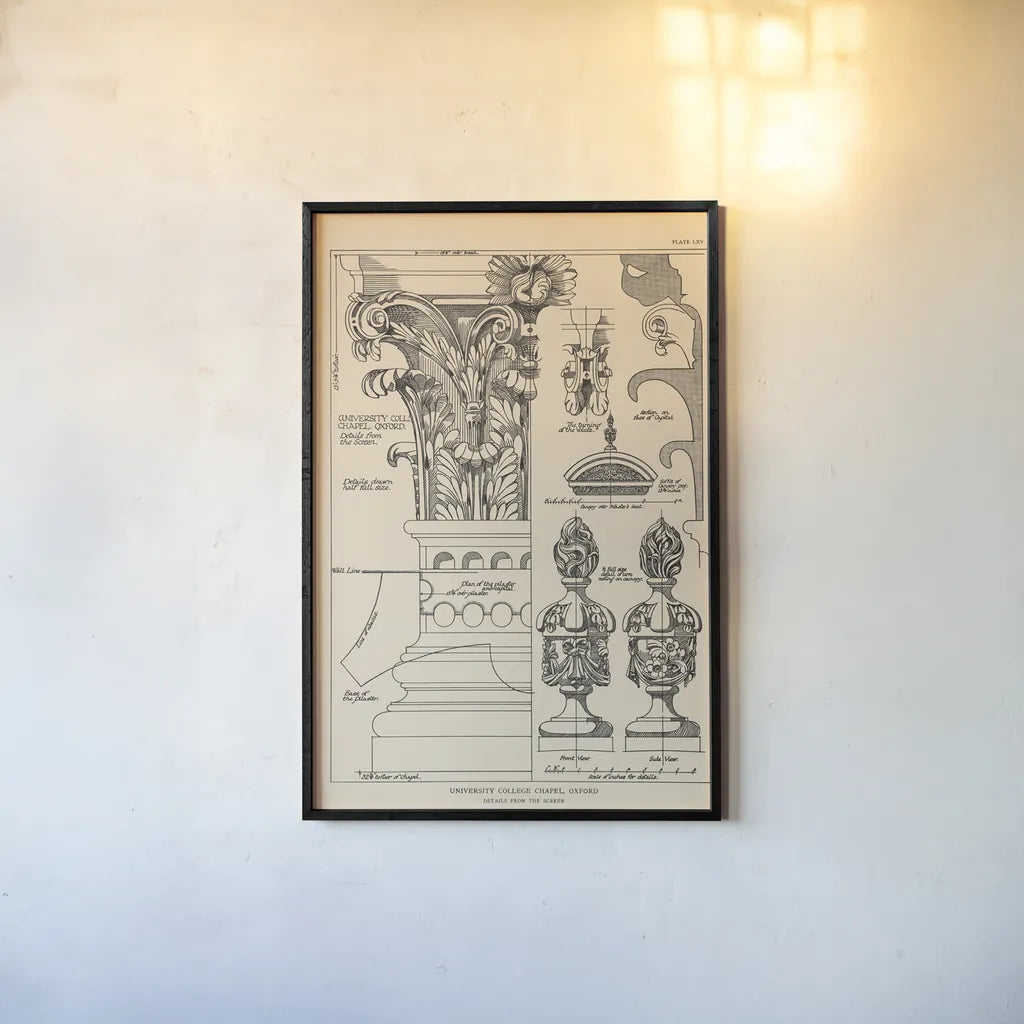 English Renaissance VII by Wild Apple Portfolio. shown as a paper print in a black flame. Available as a archival giclee rolled canvas, fine art paper, or poster print. SKU 62821h.