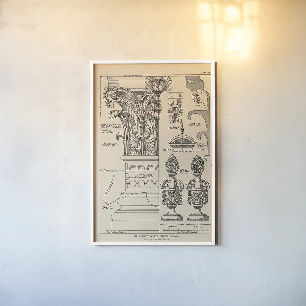English Renaissance VII by Wild Apple Portfolio. shown as a paper print in a white frame. Available as a archival giclee rolled canvas, fine art paper, or poster print. SKU 62821h.