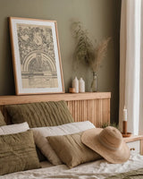 English Renaissance VIII by Wild Apple Portfolio. shown as a paper print in a natural frame. Available as a archival giclee rolled canvas, fine art paper, or poster print. SKU 62822h.