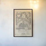 English Renaissance VIII by Wild Apple Portfolio. shown as a paper print in a black flame. Available as a archival giclee rolled canvas, fine art paper, or poster print. SKU 62822h.