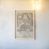 English Renaissance VIII by Wild Apple Portfolio. shown as a paper print in a white frame. Available as a archival giclee rolled canvas, fine art paper, or poster print. SKU 62822h.
