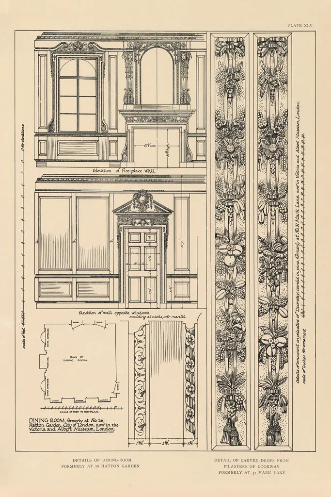 English Renaissance X by Wild Apple Portfolio. SKU 62824h. Archival Giclee Fine art print for wall decor.
