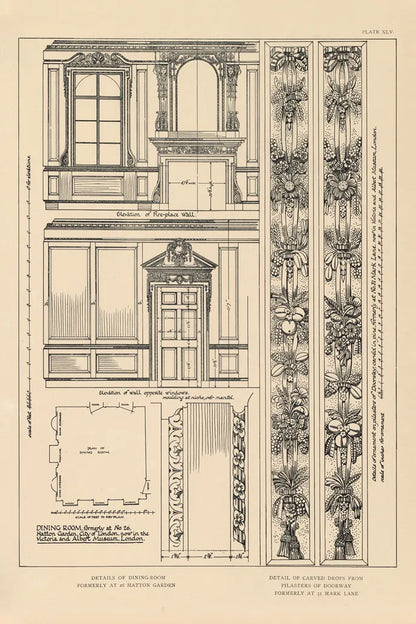 English Renaissance X by Wild Apple Portfolio. SKU 62824h. Archival Giclee Fine art print for wall decor.