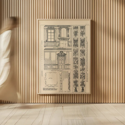 English Renaissance X by Wild Apple Portfolio. shown as over sized large wall art. Available as an archival giclee rolled canvas, fine art paper, or poster print. SKU 62824h.