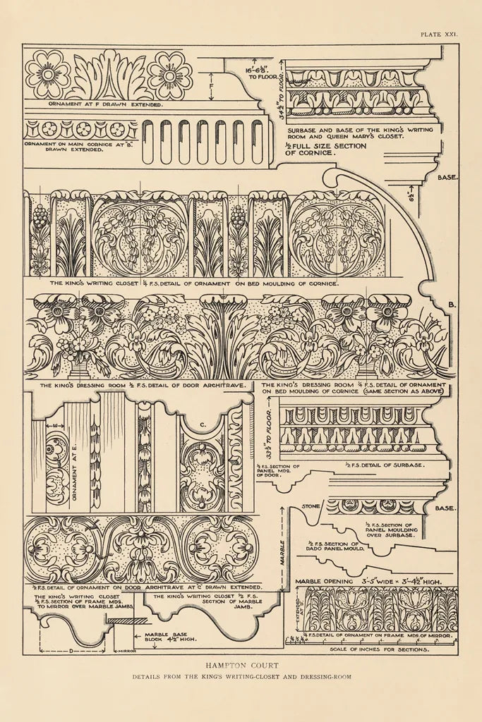 English Renaissance XI by Wild Apple Portfolio. SKU 62825h. Archival Giclee Fine art print for wall decor.