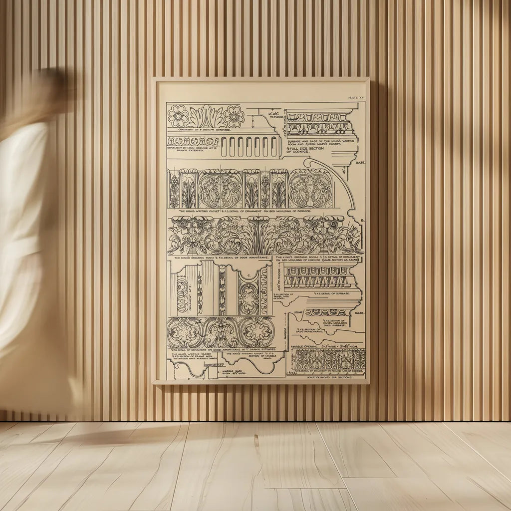 English Renaissance XI by Wild Apple Portfolio. shown as over sized large wall art. Available as an archival giclee rolled canvas, fine art paper, or poster print. SKU 62825h.