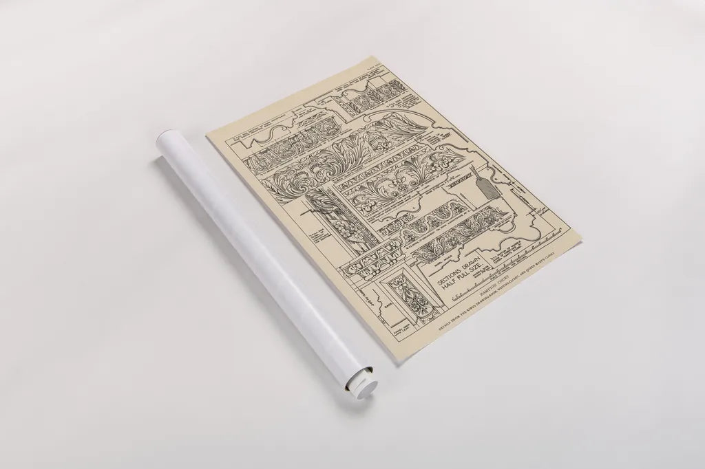 English Renaissance XII by Wild Apple Portfolio. shown as a rolled paper print. Available as archival giclee rolled canvas, fine art paper, or poster print. SKU 62826h.