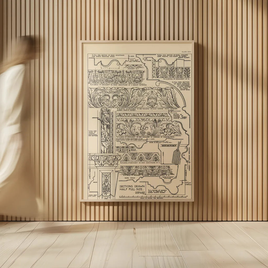 English Renaissance XII by Wild Apple Portfolio. shown as over sized large wall art. Available as an archival giclee rolled canvas, fine art paper, or poster print. SKU 62826h.