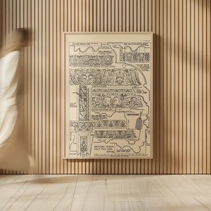 English Renaissance XII by Wild Apple Portfolio. shown as over sized large wall art. Available as an archival giclee rolled canvas, fine art paper, or poster print. SKU 62826h.