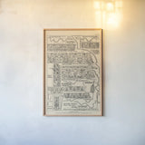 English Renaissance XII by Wild Apple Portfolio. shown as a paper print in a natural frame. Available as a archival giclee rolled canvas, fine art paper, or poster print. SKU 62826h.