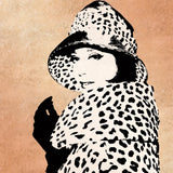 Fashion News II Rose Goldhion on Rose Gold by Wild Apple Portfolio. SKU 69020a. Archival Giclee Fine art print for wall decor.