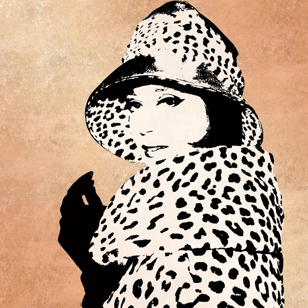 Fashion News II Rose Goldhion on Rose Gold by Wild Apple Portfolio. SKU 69020a. Archival Giclee Fine art print for wall decor.