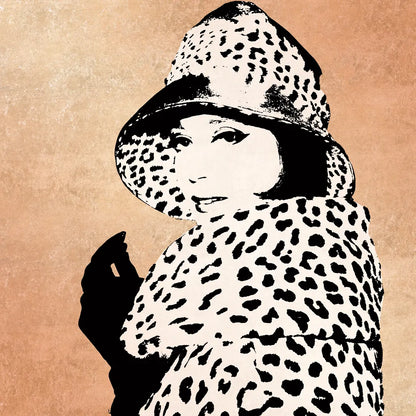 Fashion News II Rose Goldhion on Rose Gold by Wild Apple Portfolio. SKU 69020a. Archival Giclee Fine art print for wall decor.