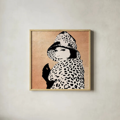 Fashion News II Rose Goldhion on Rose Gold by Wild Apple Portfolio. Shown in a natural wood glass frame for a timeless modern aesthetic. Available as an archival giclee rolled canvas, fine art paper, or poster print. SKU 69020a.