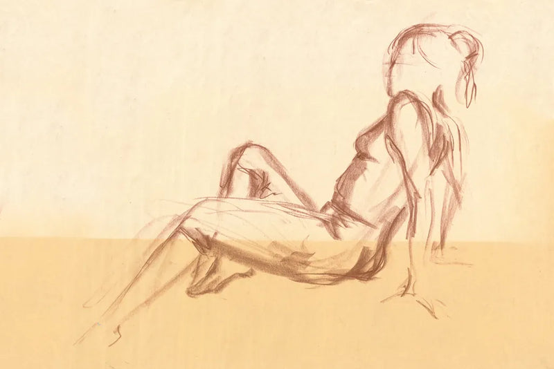 Figure Study VII by Wild Apple Portfolio. SKU 57926i. Archival Giclee Fine art print for wall decor.