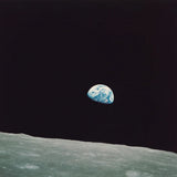 First Earth Rise by Wild Apple Portfolio. SKU 84536a. Archival Giclee Fine art print for wall decor.