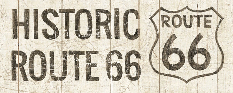 Flea Market Road Sign Route 66 by Wild Apple Portfolio