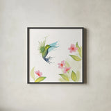 Flit I by Wild Apple Portfolio. Shown in a sleek black glass frame for a contemporary gallery look. Available as an archival giclee rolled canvas, fine art paper, or poster print. SKU 33087a.