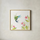 Flit I by Wild Apple Portfolio. Shown in a natural wood glass frame for a timeless modern aesthetic. Available as an archival giclee rolled canvas, fine art paper, or poster print. SKU 33087a.