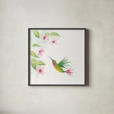 Flit II by Wild Apple Portfolio. Shown in a sleek black glass frame for a contemporary gallery look. Available as an archival giclee rolled canvas, fine art paper, or poster print. SKU 33088a.