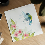 Flit IV by Wild Apple Portfolio. Shown as a detailed flat fine art print, highlighting archival giclee quality. Available as an archival giclee rolled canvas, fine art paper, or poster print. SKU 33090a.