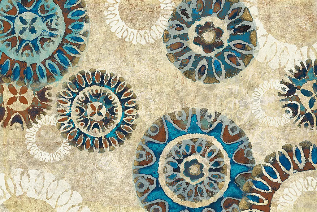 Floral Suzani Cascade by Wild Apple Portfolio. SKU 27789i. Archival Giclee Fine art print for wall decor.