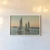 Florida Postcard I by Wild Apple Portfolio. shown as a paper print in a white frame. Available as a archival giclee rolled canvas, fine art paper, or poster print. SKU 57478i.