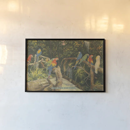 Florida Postcard II by Wild Apple Portfolio. shown as a paper print in a black flame. Available as a archival giclee rolled canvas, fine art paper, or poster print. SKU 57479i.