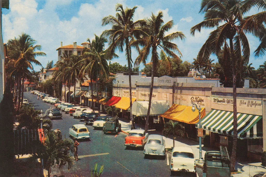 Florida Postcard IV by Wild Apple Portfolio. SKU 57481i. Archival Giclee Fine art print for wall decor.