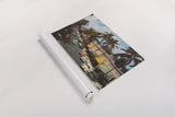 Florida Postcard IV by Wild Apple Portfolio. shown as a rolled paper print. Available as archival giclee rolled canvas, fine art paper, or poster print. SKU 57481i.