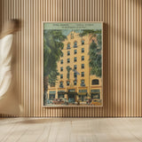 Florida Postcard V by Wild Apple Portfolio. shown as over sized large wall art. Available as an archival giclee rolled canvas, fine art paper, or poster print. SKU 57482h.