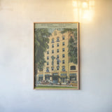 Florida Postcard V by Wild Apple Portfolio. shown as a paper print in a natural frame. Available as a archival giclee rolled canvas, fine art paper, or poster print. SKU 57482h.