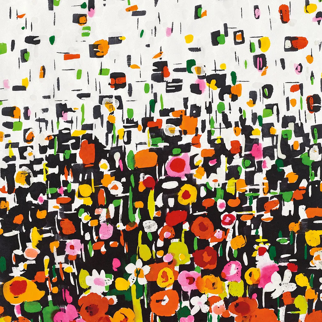 Flower Shower Crop by Wild Apple Portfolio. SKU 25222a. Archival Giclee Fine art print for wall decor.