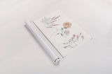 Flowers on White VIII Contemporary Bright by Wild Apple Portfolio. shown as a rolled paper print. Available as archival giclee rolled canvas, fine art paper, or poster print. SKU 48806i.