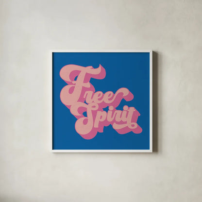 Free Spirit by Wild Apple Portfolio. Shown in a crisp white glass frame for a clean and minimalist style. Available as an archival giclee rolled canvas, fine art paper, or poster print. SKU 65521a.