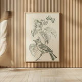 French Bird Drawing by Wild Apple Portfolio. shown as over sized large wall art. Available as an archival giclee rolled canvas, fine art paper, or poster print. SKU 76127h.