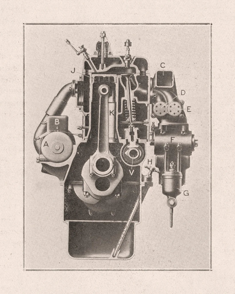 French Engine I by Wild Apple Portfolio