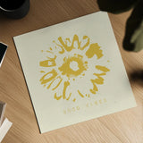Fresh as a Daisy II by Wild Apple Portfolio. Shown as a detailed flat fine art print, highlighting archival giclee quality. Available as an archival giclee rolled canvas, fine art paper, or poster print. SKU 69828a.