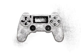 Garage Gaming by Wild Apple Portfolio. SKU 73372i. Archival Giclee Fine art print for wall decor.