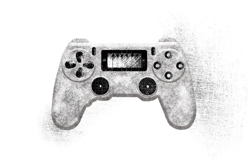 Garage Gaming by Wild Apple Portfolio. SKU 73372i. Archival Giclee Fine art print for wall decor.