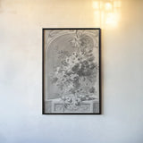 Garden Reverie by Wild Apple Portfolio. shown as a paper print in a black flame. Available as a archival giclee rolled canvas, fine art paper, or poster print. SKU 104858h.