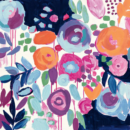 Garden Riot Crop by Wild Apple Portfolio. SKU 21365a. Archival Giclee Fine art print for wall decor.