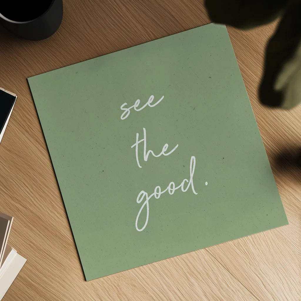 Gentle Words I by Wild Apple Portfolio. Shown as a detailed flat fine art print, highlighting archival giclee quality. Available as an archival giclee rolled canvas, fine art paper, or poster print. SKU 64641a.