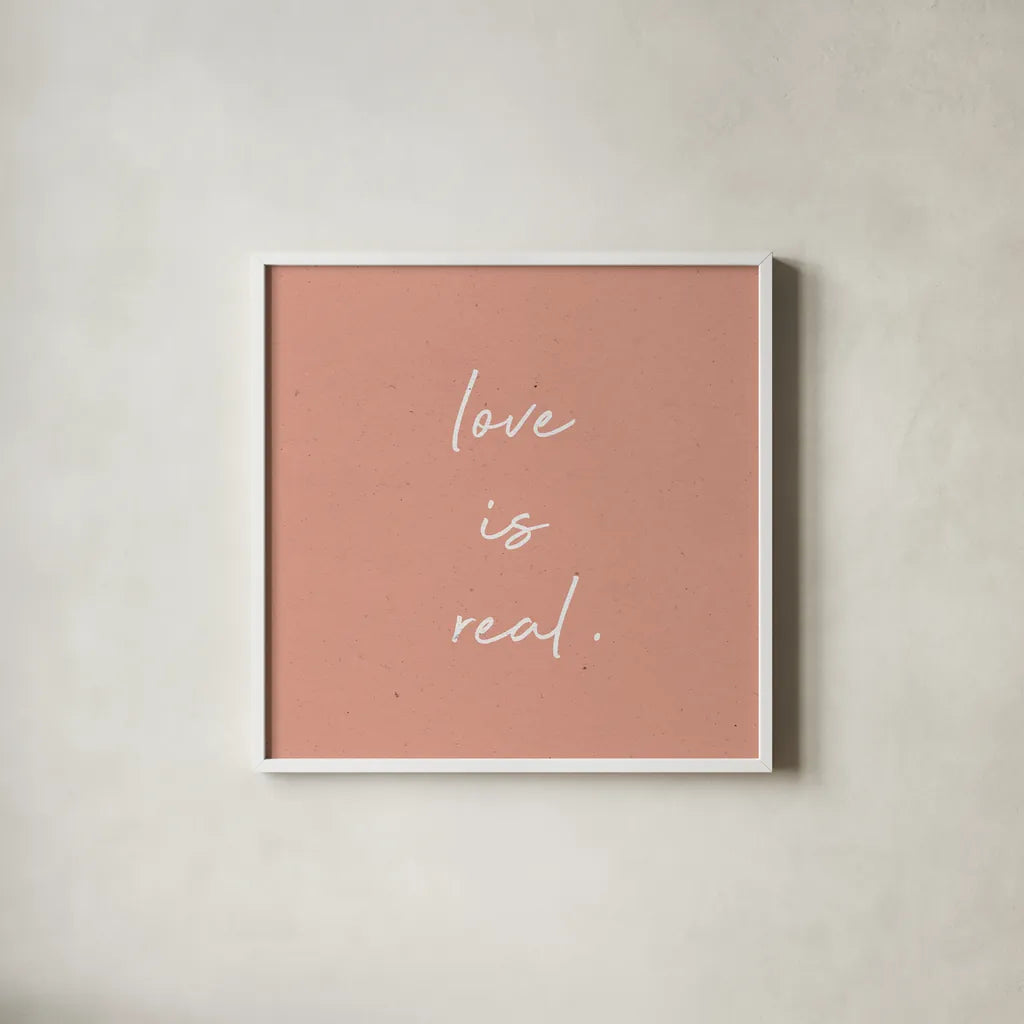 Gentle Words III by Wild Apple Portfolio. Shown in a crisp white glass frame for a clean and minimalist style. Available as an archival giclee rolled canvas, fine art paper, or poster print. SKU 64643a.