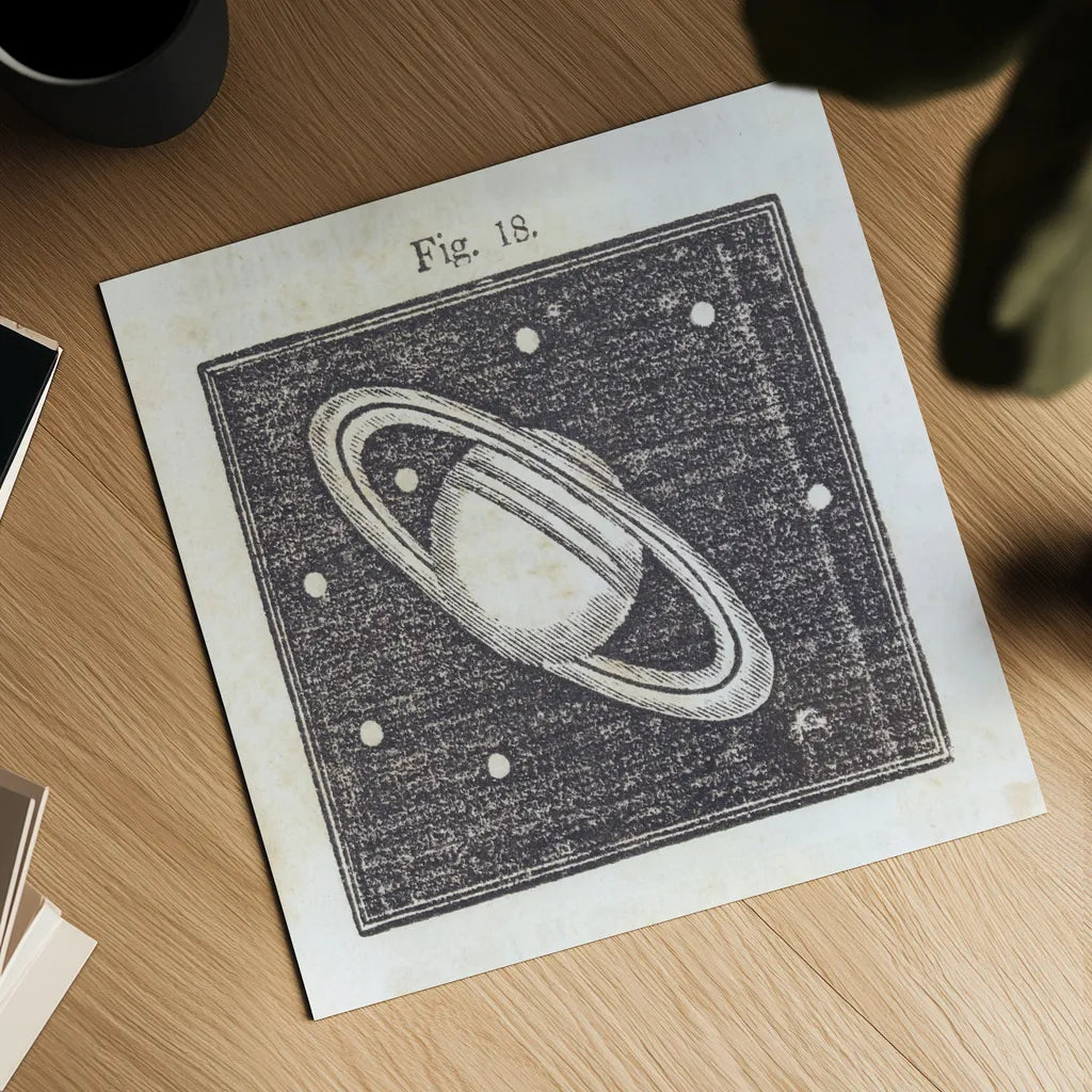 Geography of the Heavens V by Wild Apple Portfolio. Shown as a detailed flat fine art print, highlighting archival giclee quality. Available as an archival giclee rolled canvas, fine art paper, or poster print. SKU 42811a.