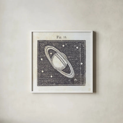 Geography of the Heavens V by Wild Apple Portfolio. Shown in a crisp white glass frame for a clean and minimalist style. Available as an archival giclee rolled canvas, fine art paper, or poster print. SKU 42811a.