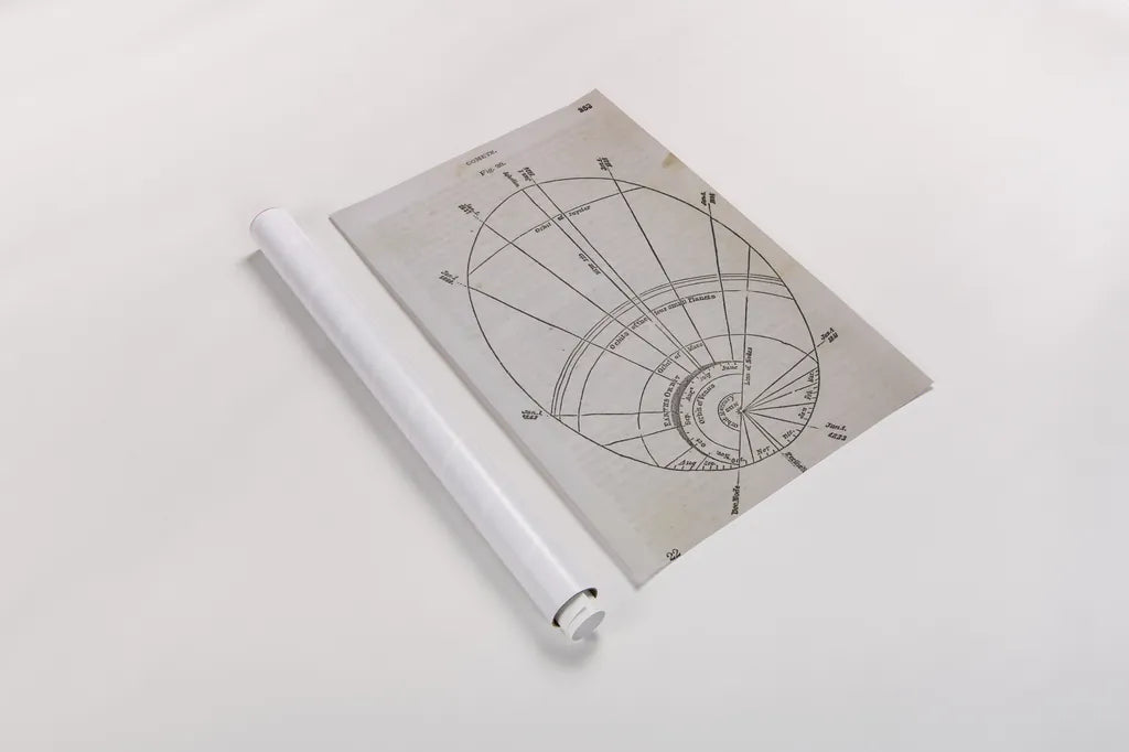 Geography of the Heavens XI by Wild Apple Portfolio. shown as a rolled paper print. Available as archival giclee rolled canvas, fine art paper, or poster print. SKU 42817h.